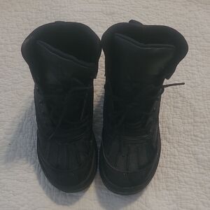 Black High-Top Sneakers